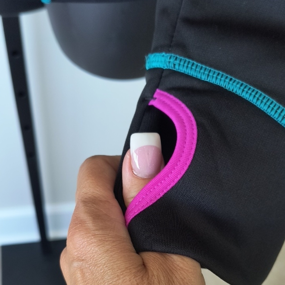 Fila Black and Pink Chevron Performance Jacket - Picture 5 of 8